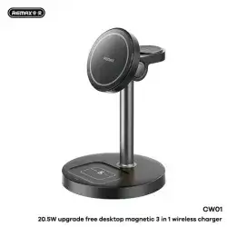 Remax CW01 magnetic 3-in-1 wireless charging station