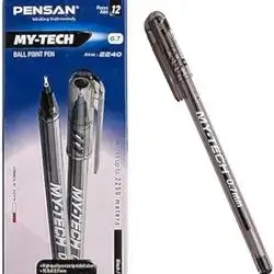 One packet Pensan my-tech black color-12 pcs