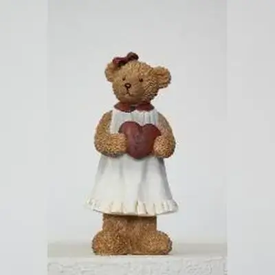 Teddy Bear in White Dress