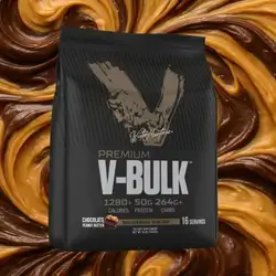 PREMIUM V-BULK MASS GAINER CHOCOLATE PEANTBUTTER 5.4 KG