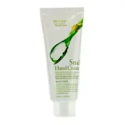 3W CLINIC MOISTURIZING SNAIL 100ml HAND CREAM