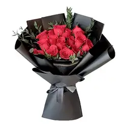 Bouquet Of Red Flowers, 24 Flowers