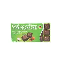 Schogetten Alpine Milk Chocolate With Hazelnuts Tablet 100 Gm