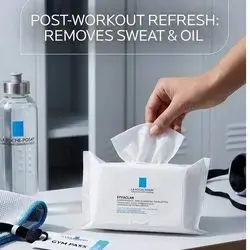 La Roche-Posay Effaclar Clarifying Oil-Free Cleansing Towelettes (25 Wet Towelettes)