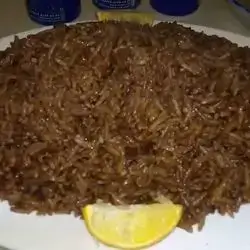 Plain Rice With Pomegranate Molasses