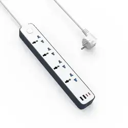 WiWU Wi-S007 PS422 20W GaN 8-in-1 Compact Charging Power Strip