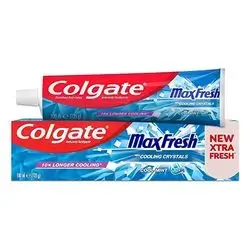 Colgate Toothpaste Max Fresh With Cooling Crystals Cool Mint Gel 100 Ml