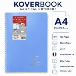 Notebook,french , A4 Size,160 pages.