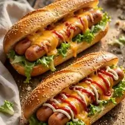Hot Dog With Cheese