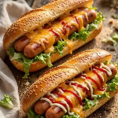Hot Dog With Cheese