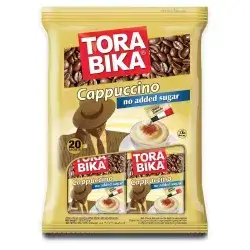 Torabika Cappucino Bag No Sugar 20 pcs 12.5 gm