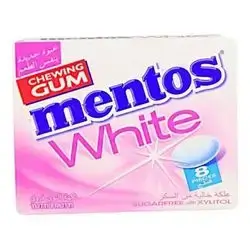 CHEWING GUM Mentos white TUTTI FRUTTI 8 PIECES