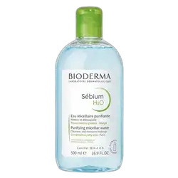 Sebium H2O Purifying Cleansing Micellar Water for Combination & Oily Skin 500ml _ BIODERMA