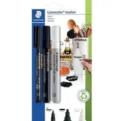 Staedtler Lumocolor Marker Sortiment, Permanent- Kreide-, und Acrylmarker