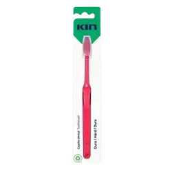 Cepillo Dental Toothbrush Hard With Cap _ KIN