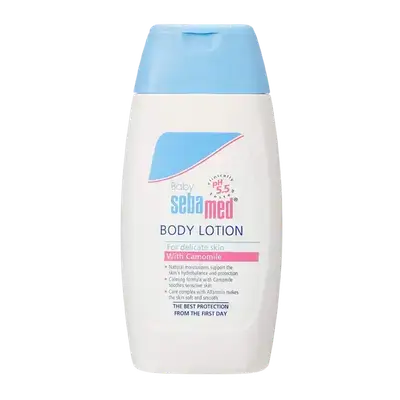 Body Lotion pH 5.5 for Delicate Skin with Chamomile 200ml _ sebamed Baby