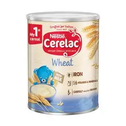 Cerelac Wheat Infant Cereals With Milk No Added Sugars From 6 months Tin 400g
