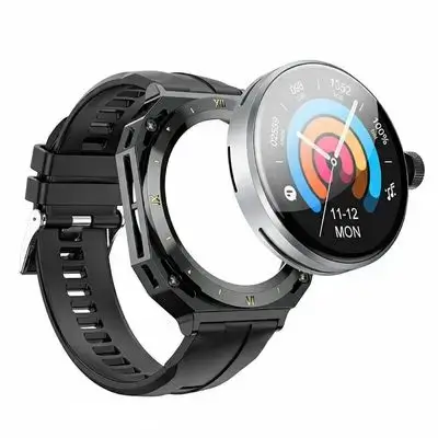 Hoco 2 Metal Case & Watchband Y14 (Black & White)