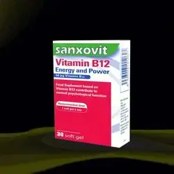 sanxovit viamin B12 ENERGY AND POWER 30 soft gel