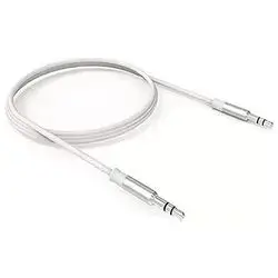 AUX 3.5mm Audio Cable 1M Length - Silver