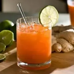 Cocktail And Ginger Juice 