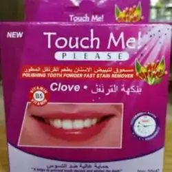 Touch Me Please Polishing Tooth Powder Fast Stain Remover Clove