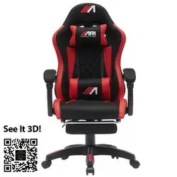 Gaming Chair AG Light Mesh Black & Red