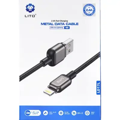 Lito LD17L High-Efficiency USB-A to Lightning Fast Charging Cable