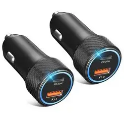 Car Charger PD20W+QC3.0 USB