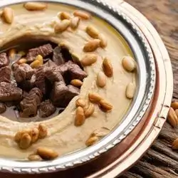 Hummus With Meat