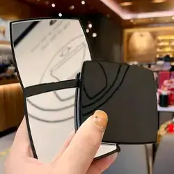 1pc Plain Square Double-Sided Compact Cosmetic Mirror