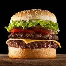 Double Local Beef Burger