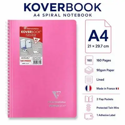 Notebook ,French ( A4) Size,160 pages.