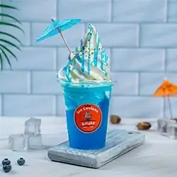 Ice Cream & Blueberry Cocktail