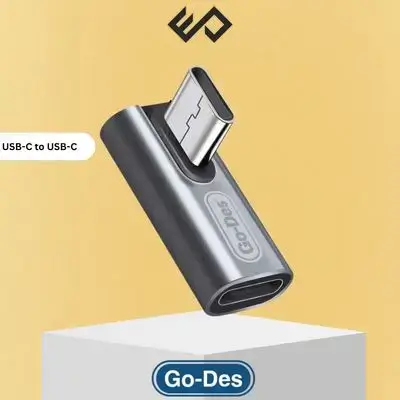 Go-Des USB-C to USB-C 90 degree Adapter