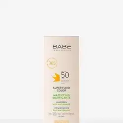 babe super fluid mattifying sunscreen spf50 niacinamide