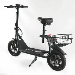 C-STAR Original 12inch Motor Electric Scooter With Basket for Easy Grocery Shopping