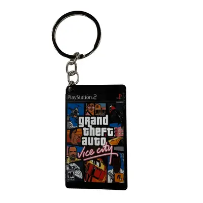 GTA Vice City Mini CD Keychain – PS2 Edition