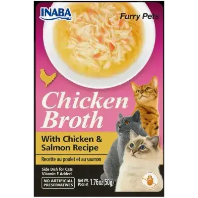 Inaba Chicken Broth Chicken & Salmon 50g