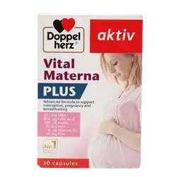 Vital Materna Plus 30 Capsules _ Doppel herz