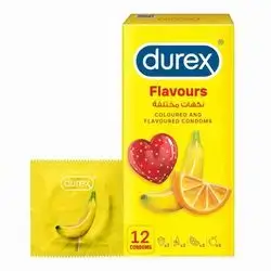Durex condom flavours 12condoms