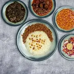 Rice With Qorma Sabzi