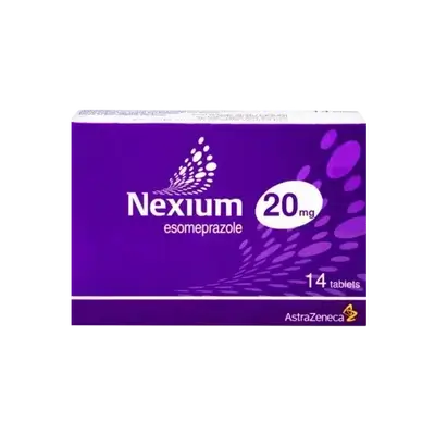 Nexium 20mg (Esomeprazole) 14 Tablets _ AstraZeneca