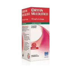 Coryfin mucolitico (carbocisteine)250mg/5ml syrup 200ml bottle(Desma)