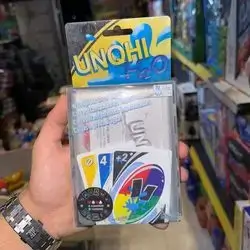 Blue Uno Plastic