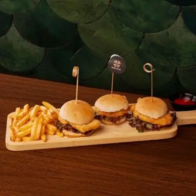 Crispy chicken slide
