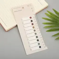 Sticky Notes Set Page Markers 10 Colors