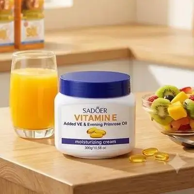 SADOER Vitamin E Moisturizing Cream (Added VE & Evening Primrose Oil)