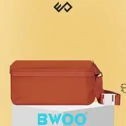 BWOO Polyester Casual Crossbody Bag for Outdoor - Orange