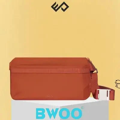 BWOO Polyester Casual Crossbody Bag for Outdoor - Orange
